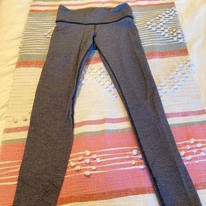 Grey Herringbone Lulu Leggings